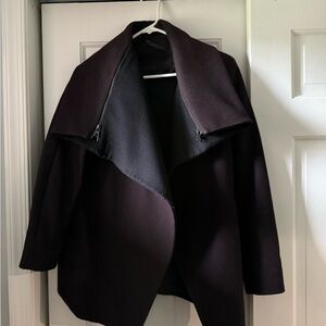 All Saints Burgundy Jacket